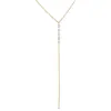 Floating Diamond Lariat 14K sold by Adina Eden's