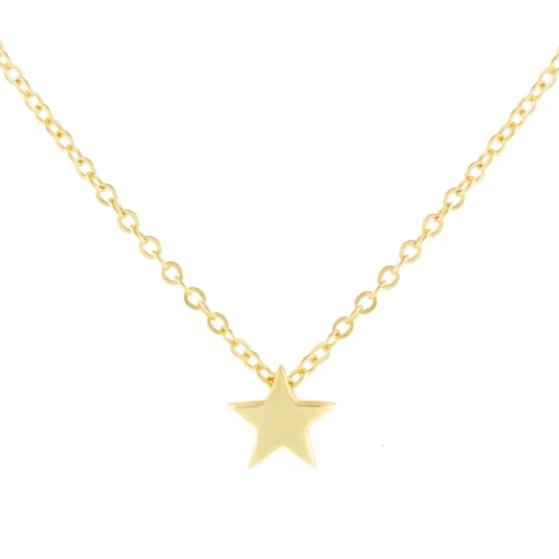 Solid Star Necklace sold by Adina Eden's