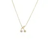 Diamond Pave Cherry Pendant Necklace 14K sold by Adina Eden's