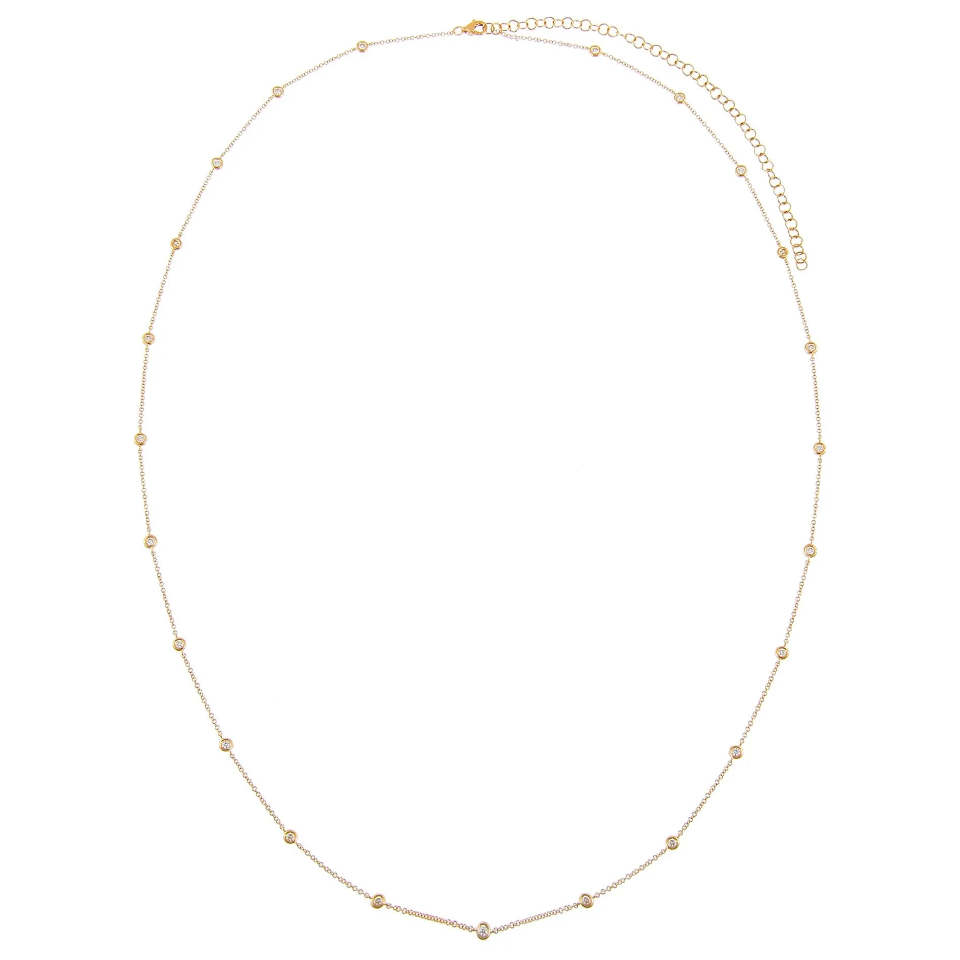 Diamond Bezel Waist Body Chain 14K sold by Adina Eden's product image thumbnail 5