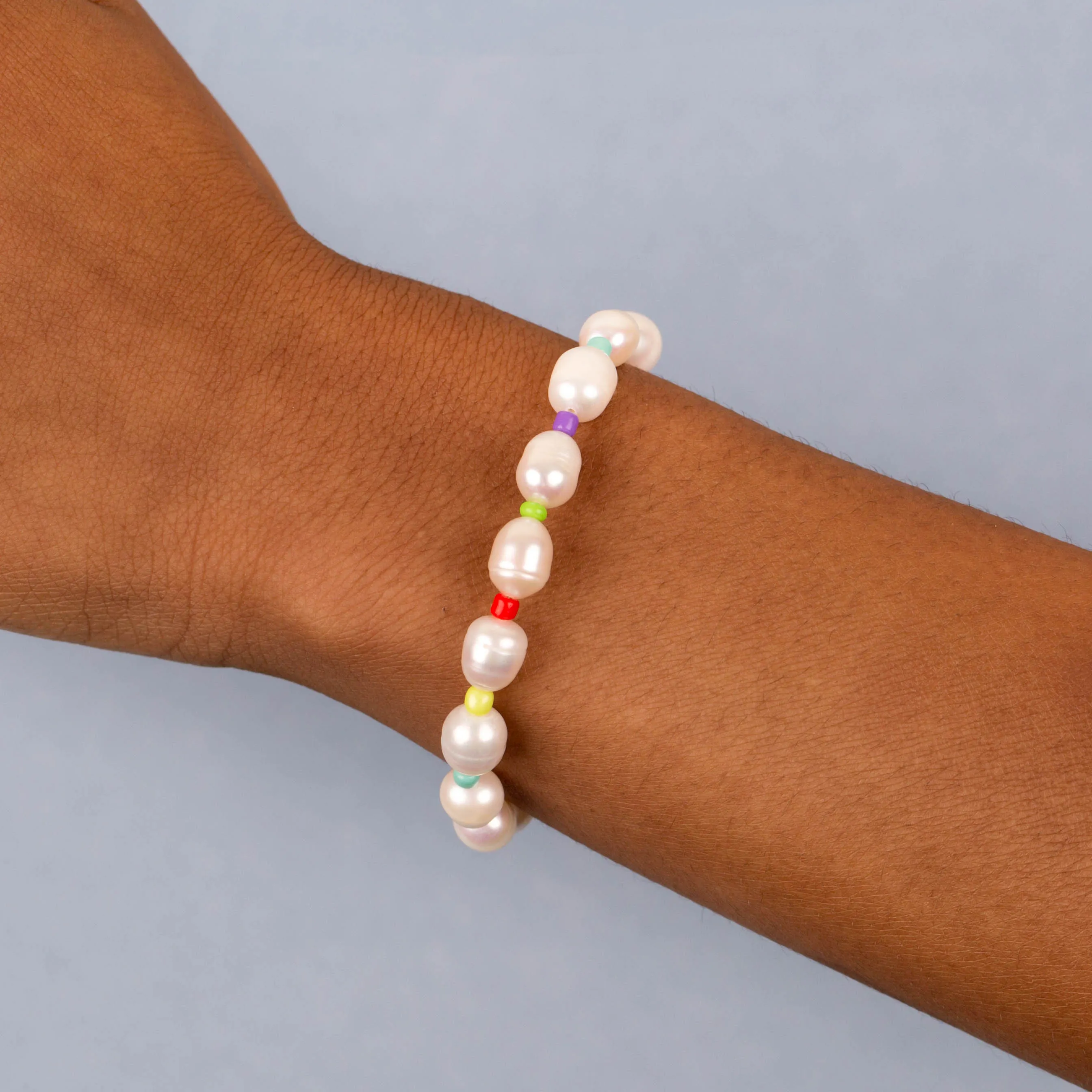Multi Color Pearl Bracelet sold by Adina Eden's product image thumbnail 2