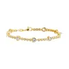 CZ Multi Bezel Hearts Tennis Bracelet sold by Adina Eden's