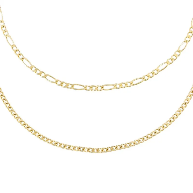 Cuban x Figaro Anklet Combo Set sold by Adina Eden's