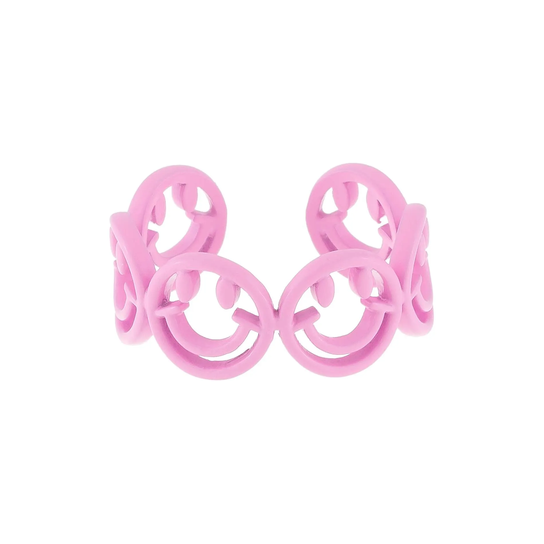 Enamel Multi Smiley Face Ring sold by Adina Eden's product image thumbnail 3