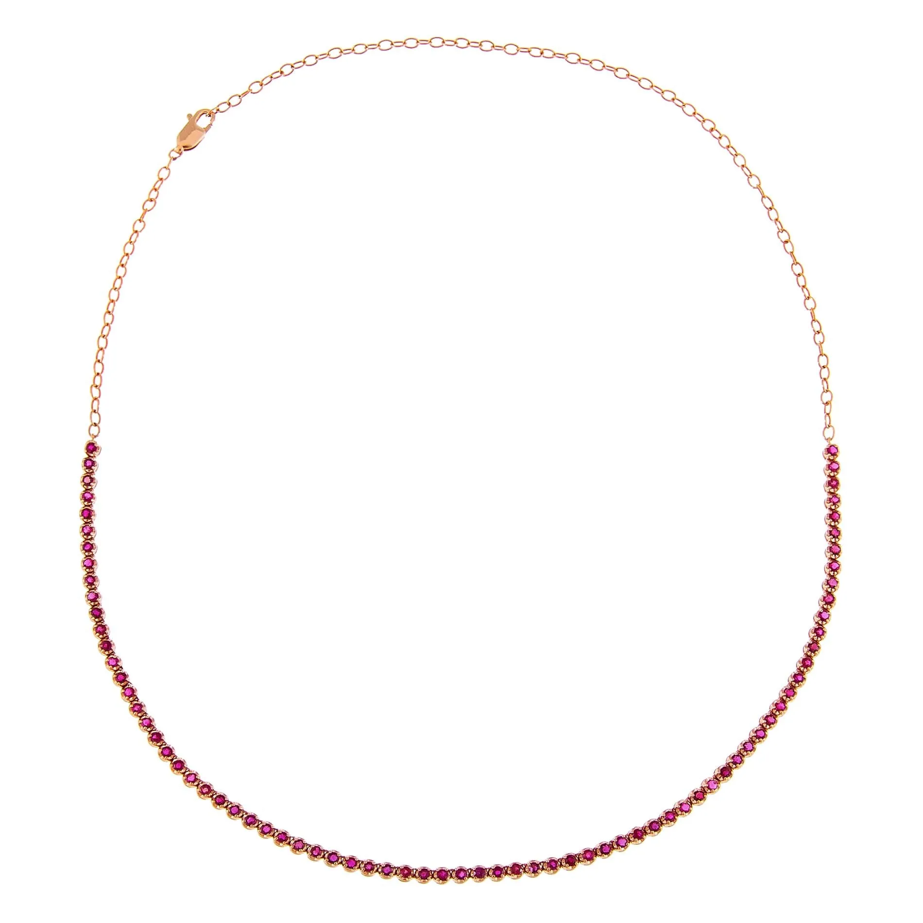 Ruby Tennis Choker 14K sold by Adina Eden's product image thumbnail 2