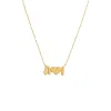 Solid Double Initial X Heart Necklace sold by Adina Eden's