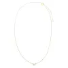Diamond Marquise Mini Curved Bar Necklace 14K sold by Adina Eden's