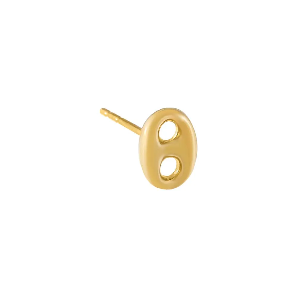 Puff Mariner Stud Earring 14K sold by Adina Eden's product image thumbnail 3