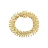 Solid/Pave Chevron Tennis Bracelet sold by Adina Eden's