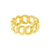 Chunky Cuban Chain Ring sold by Adina Eden's
