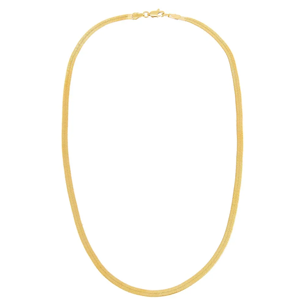 Herringbone Chain Necklace sold by Adina Eden's product image thumbnail 3