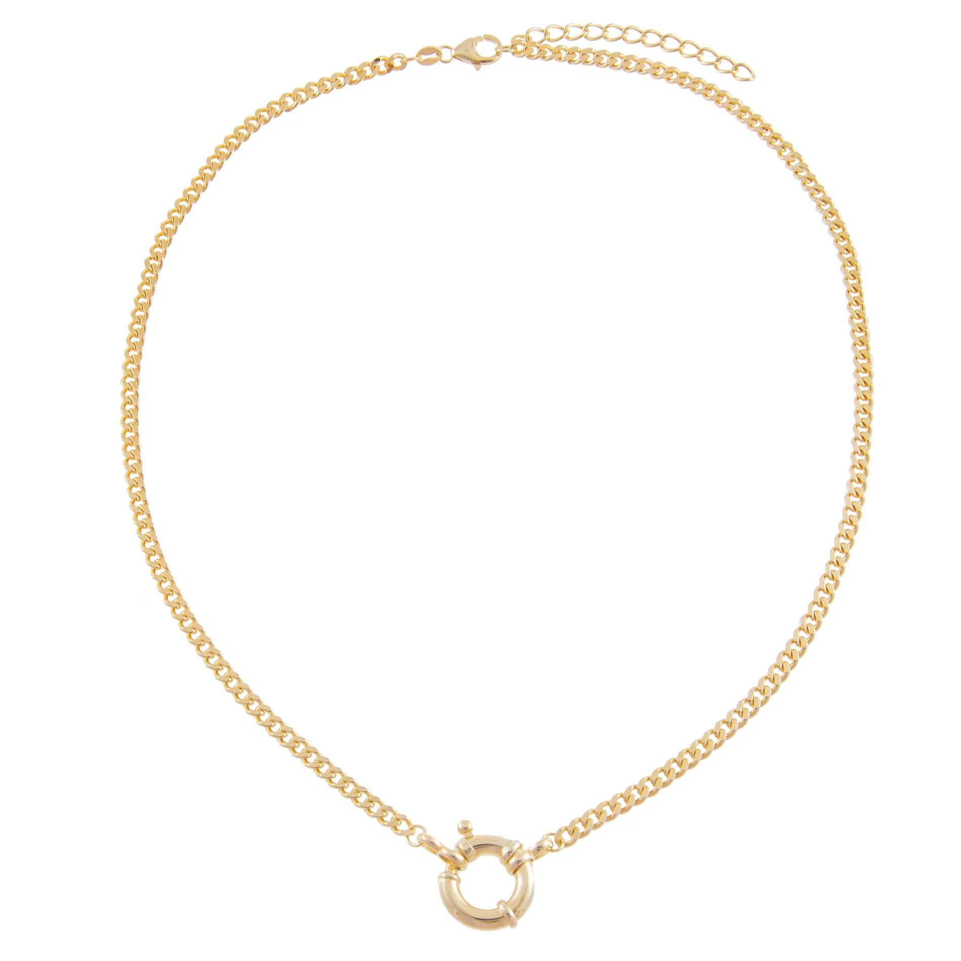 Toggle Cuban Chain Necklace sold by Adina Eden's product image thumbnail 2