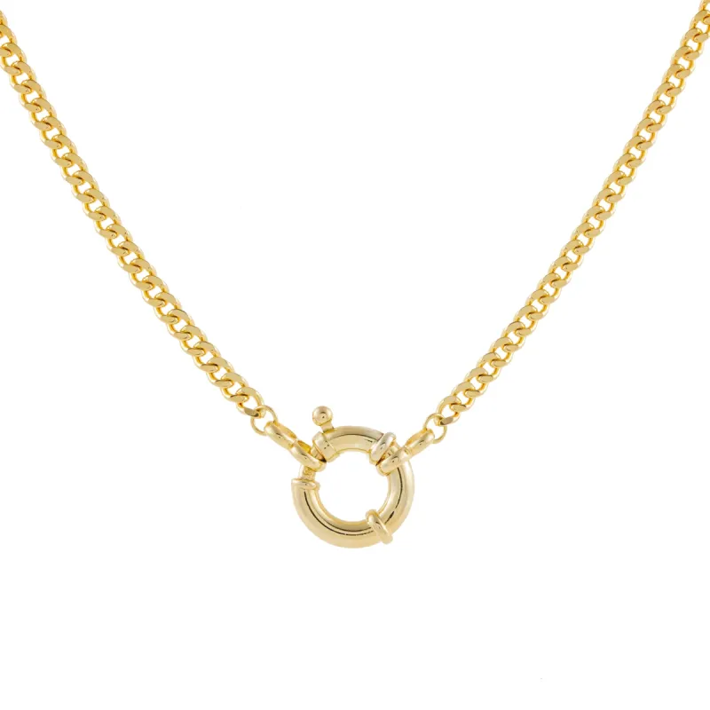 Toggle Cuban Chain Necklace sold by Adina Eden's