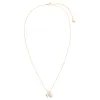 Mini Double Pearl Pendant Necklace sold by Adina Eden's