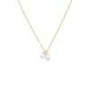 Mini Double Pearl Pendant Necklace sold by Adina Eden's