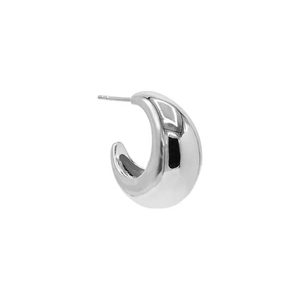 Chunky Graduated Hollow Hoop Earring sold by Adina Eden's product image thumbnail 4