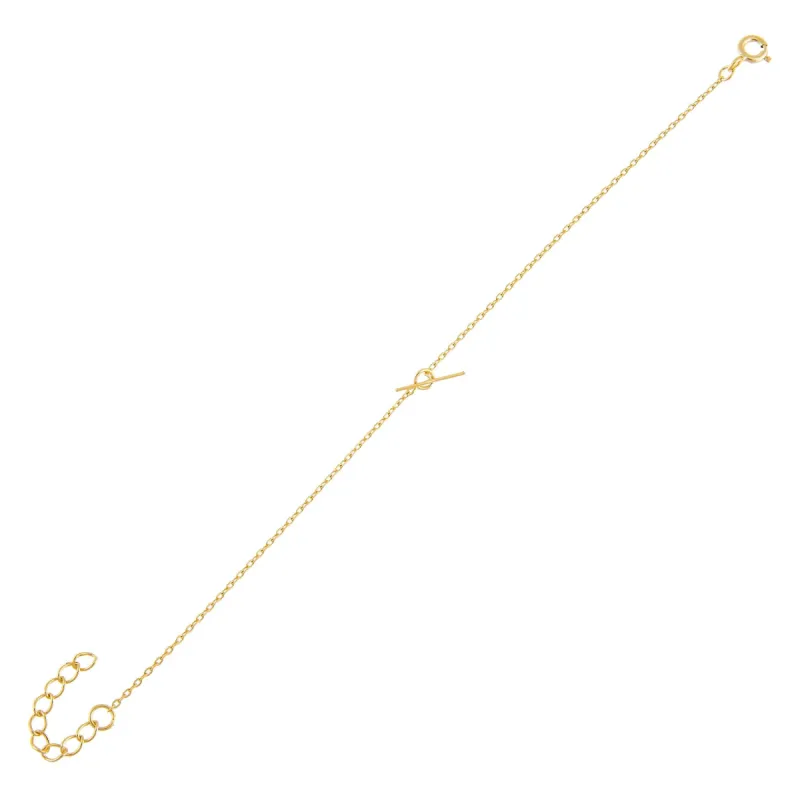 Thin Chain Toggle Bracelet sold by Adina Eden's