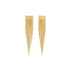 Solid Dangling Fringe Chandelier Stud Earirng sold by Adina Eden's