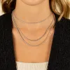 Classic Thin Tennis Necklace sold by Adina Eden's