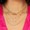 Classic Thin Tennis Necklace sold by Adina Eden's