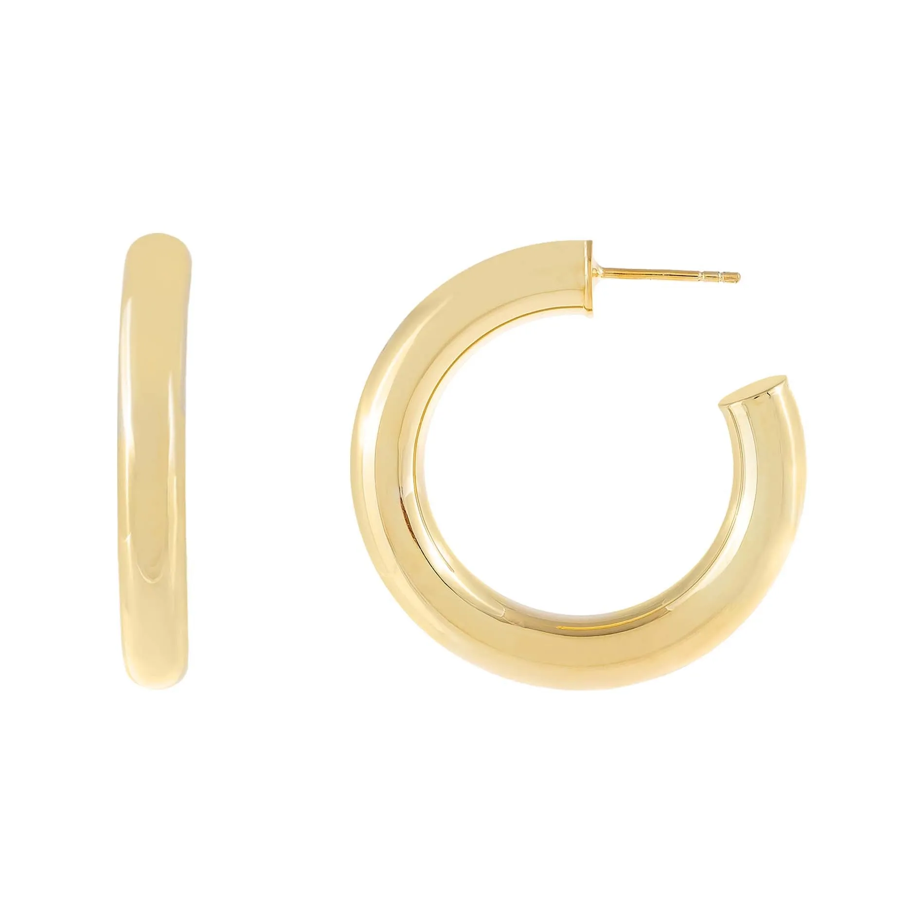 Tubular Hoop Earring sold by Adina Eden's