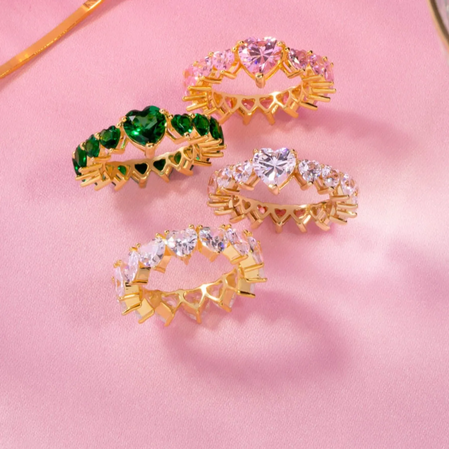 Heart Eternity Band sold by Adina Eden's product image thumbnail 3