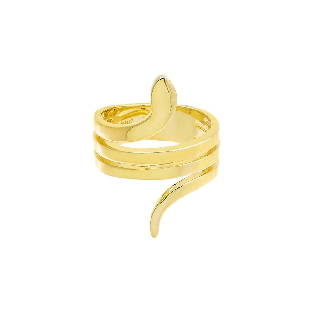 Solid Snake Twist Ring sold by Adina Eden's product image thumbnail 3