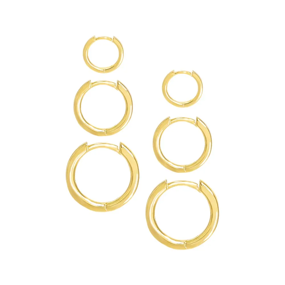 Triple Hoop Earring Combo Set sold by Adina Eden's product image thumbnail 3