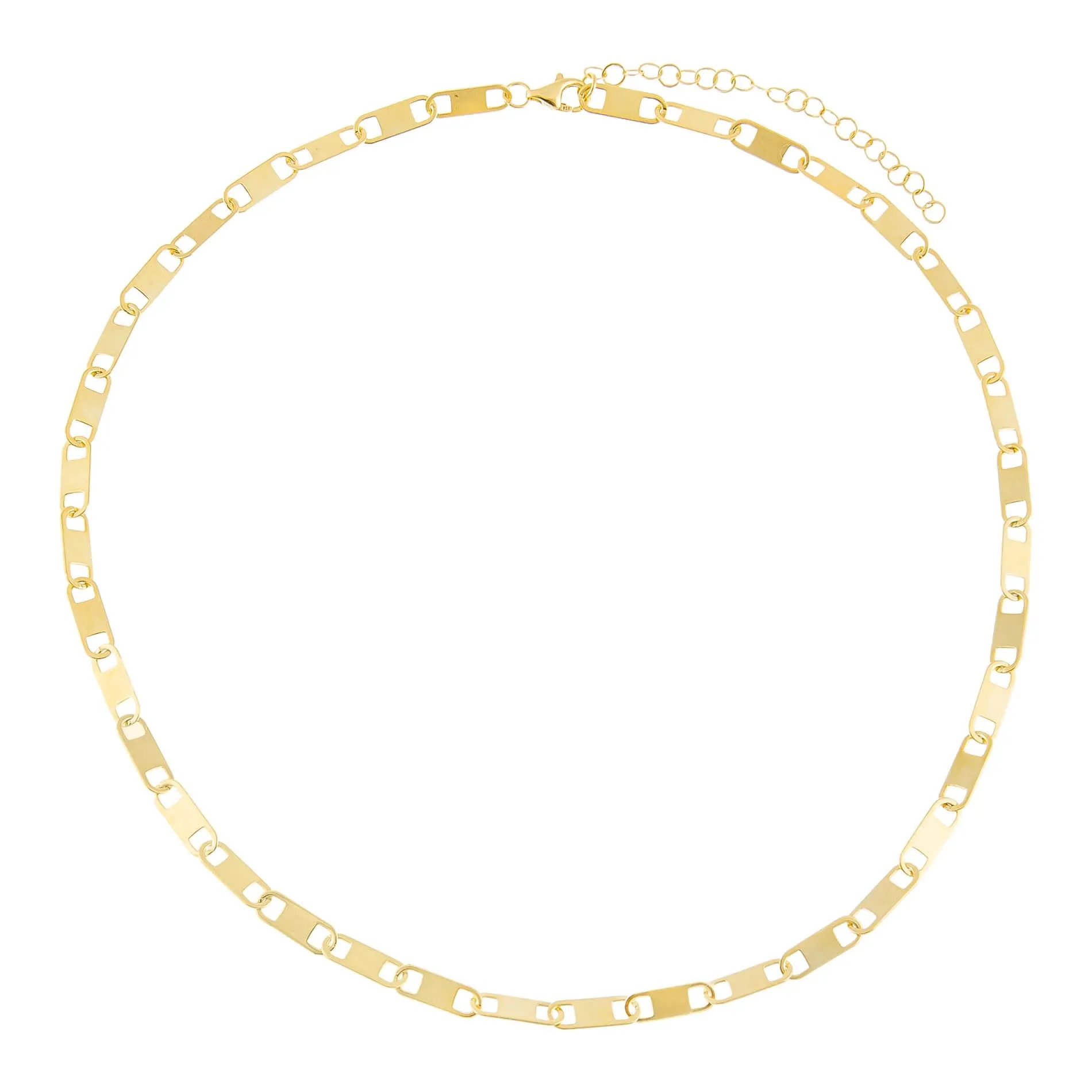 Interlocked Link Necklace sold by Adina Eden's product image thumbnail 4