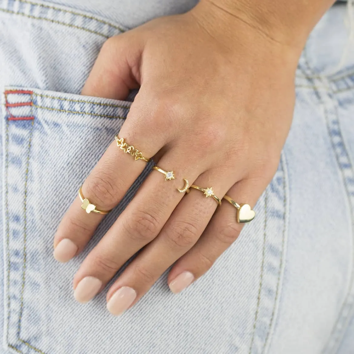 Open Butterflies Ring sold by Adina Eden's product image thumbnail 2