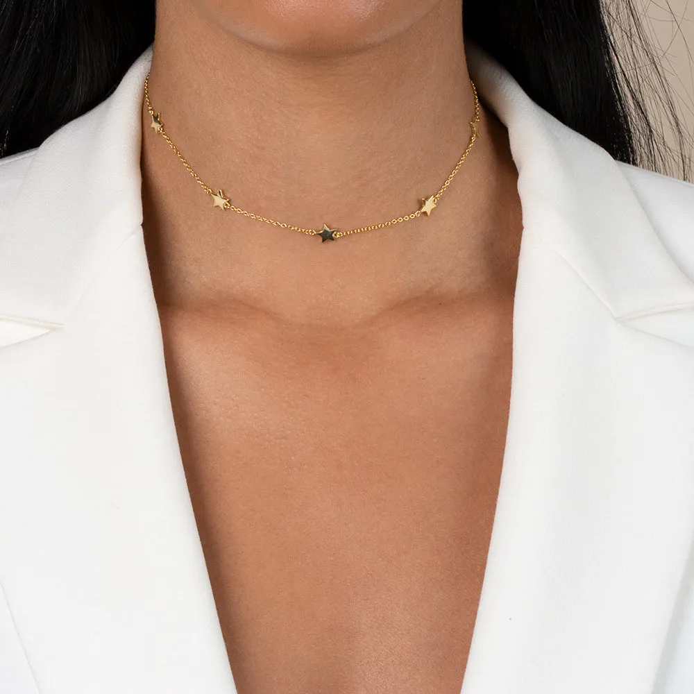 Star Girl Choker sold by Adina Eden's product image thumbnail 2