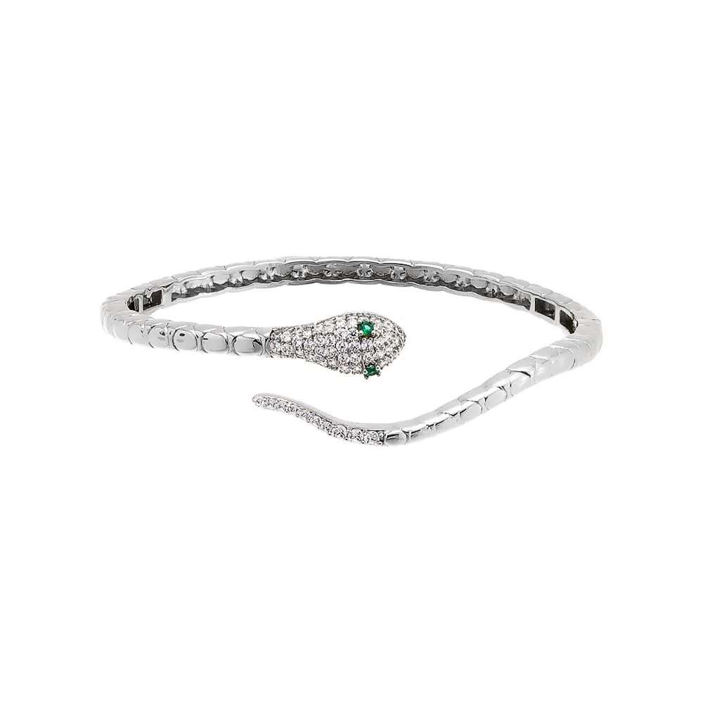 Pave Snake Bangle sold by Adina Eden's product image thumbnail 3