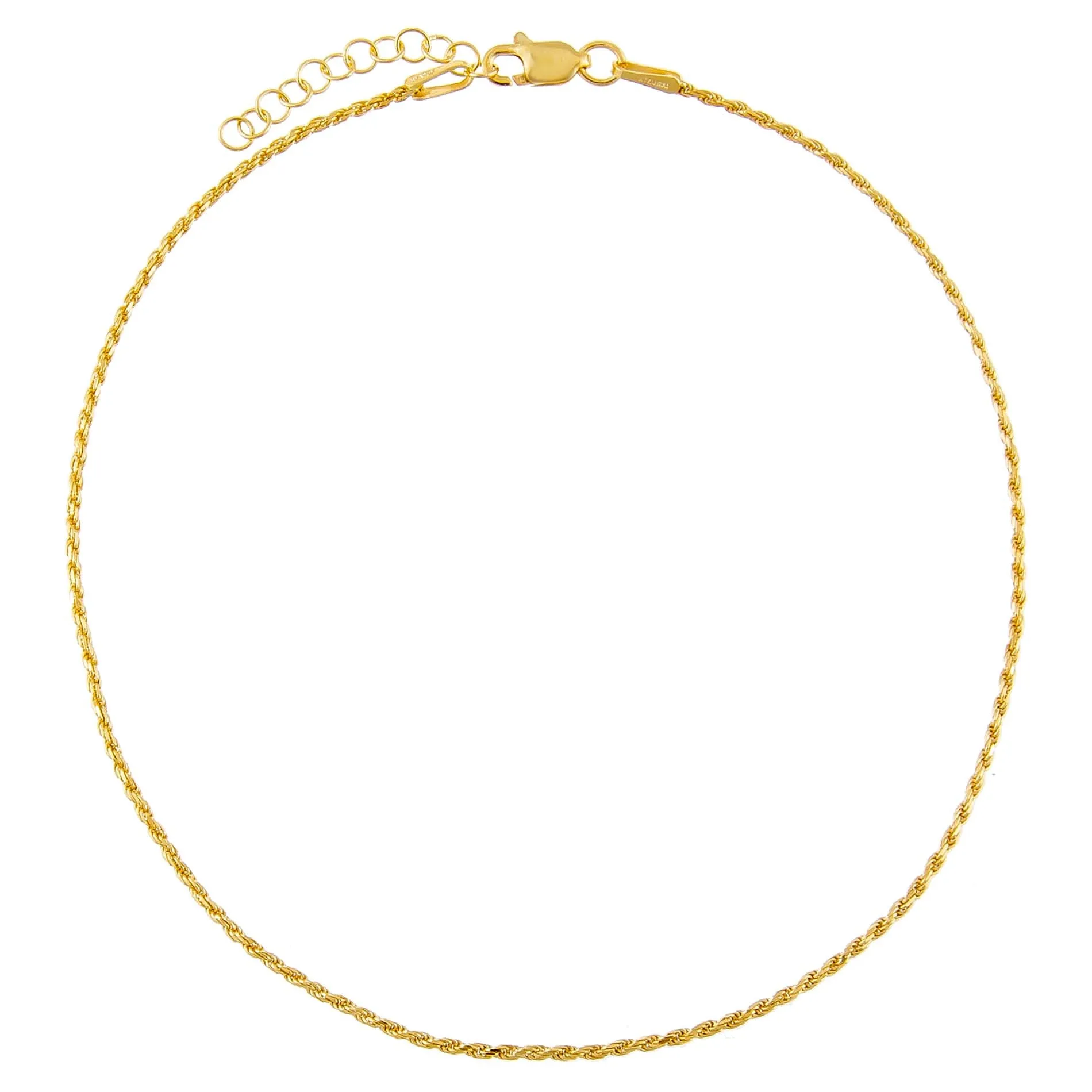 Thin Rope Chain Anklet sold by Adina Eden's