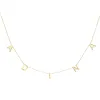 Dangling Block Name Necklace sold by Adina Eden's