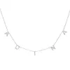 Dangling Block Name Necklace sold by Adina Eden's