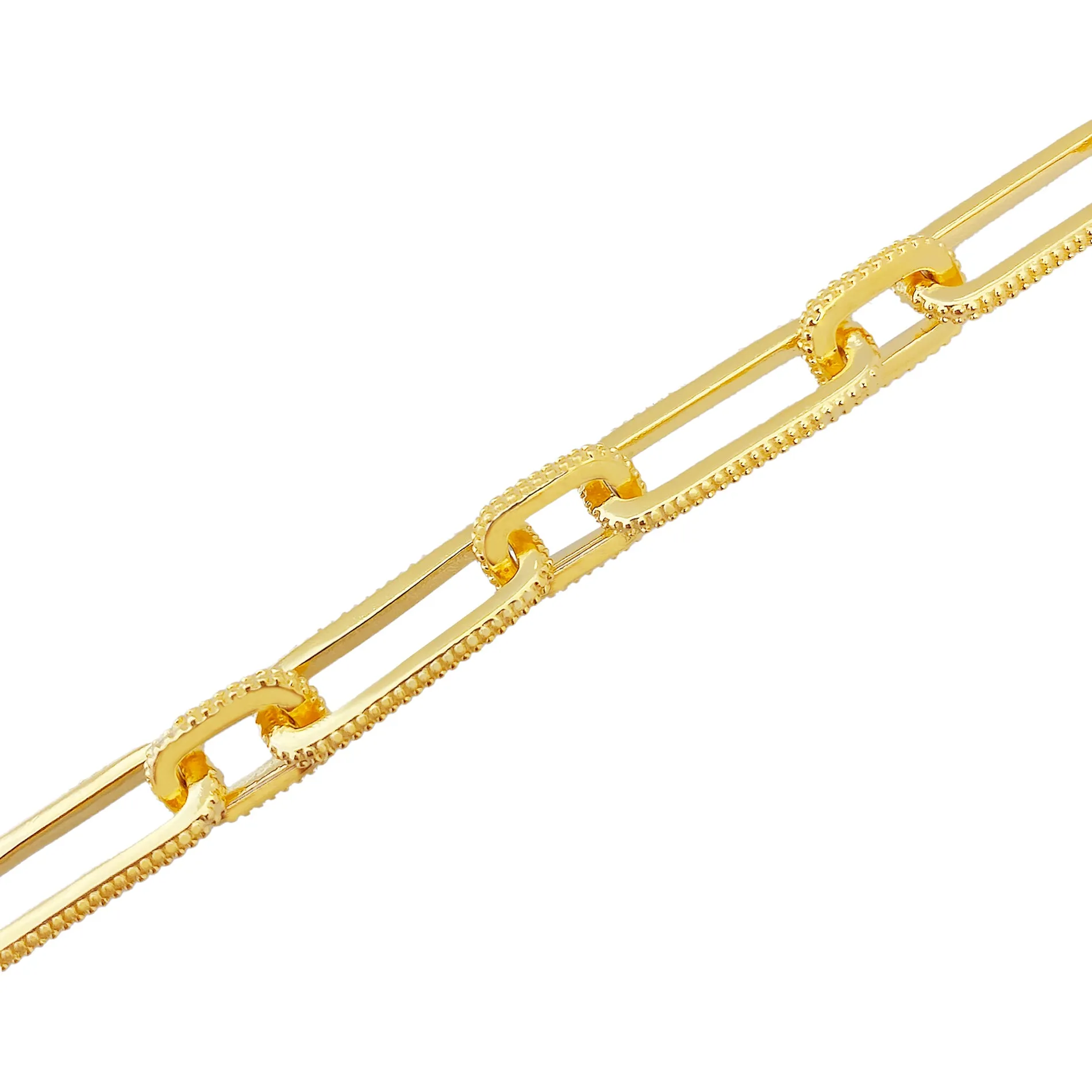 Beaded Chunky Link Bracelet sold by Adina Eden's product image thumbnail 3