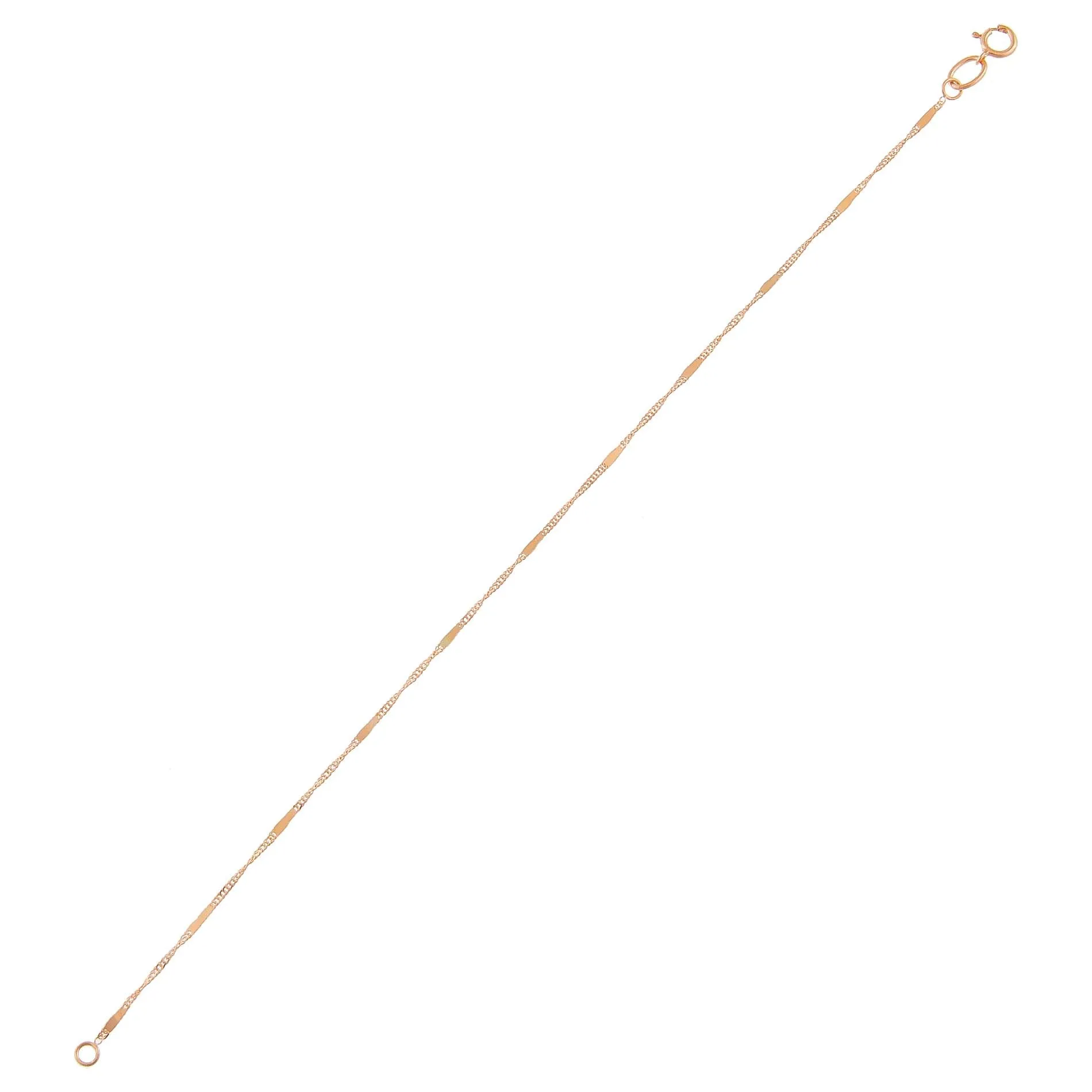 Thin Bars x Singapore Bracelet 14K sold by Adina Eden's