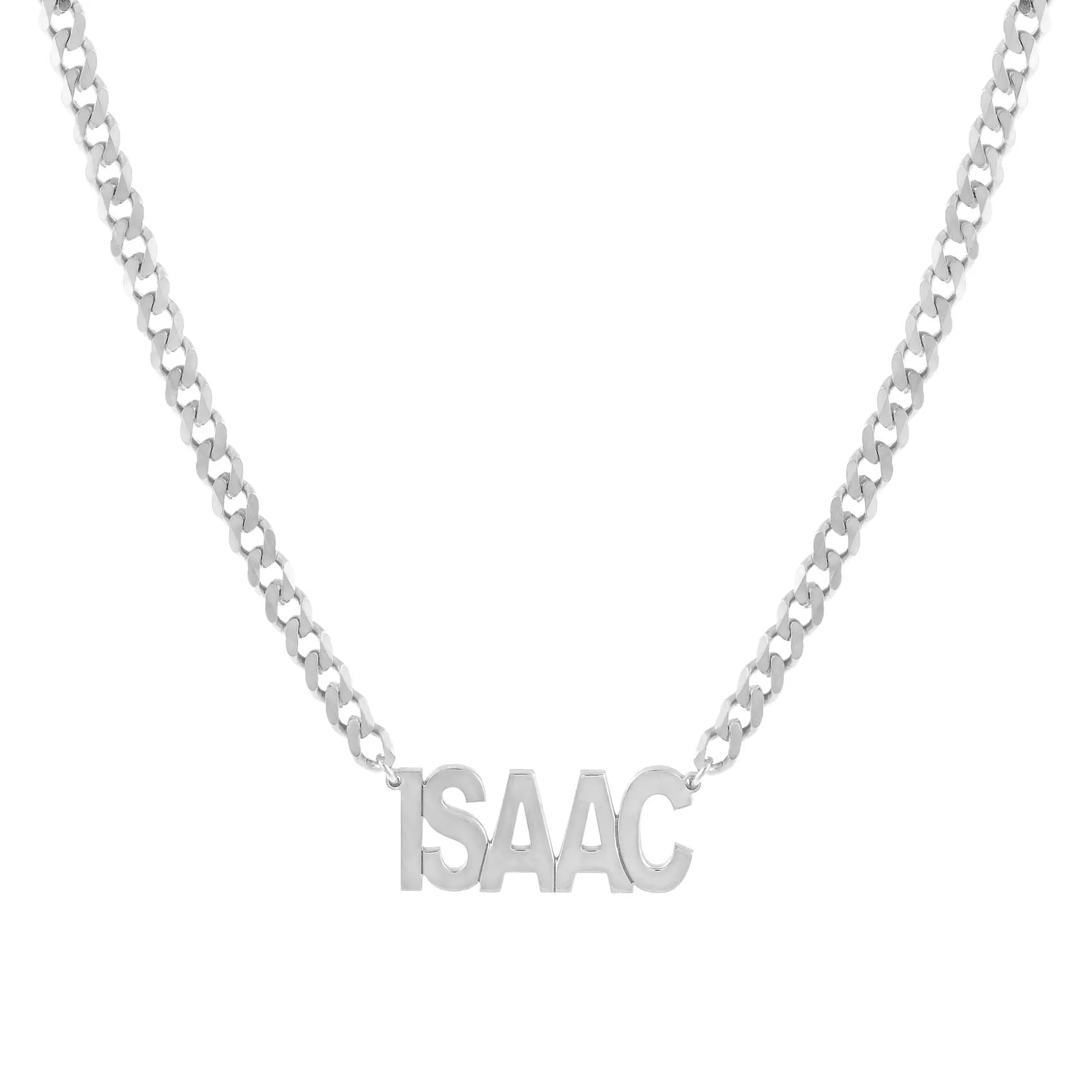 Men's Nameplate Necklace sold by Adina Eden's product image thumbnail 3