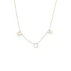 Diamond Pave Mom Necklace 14K sold by Adina Eden's