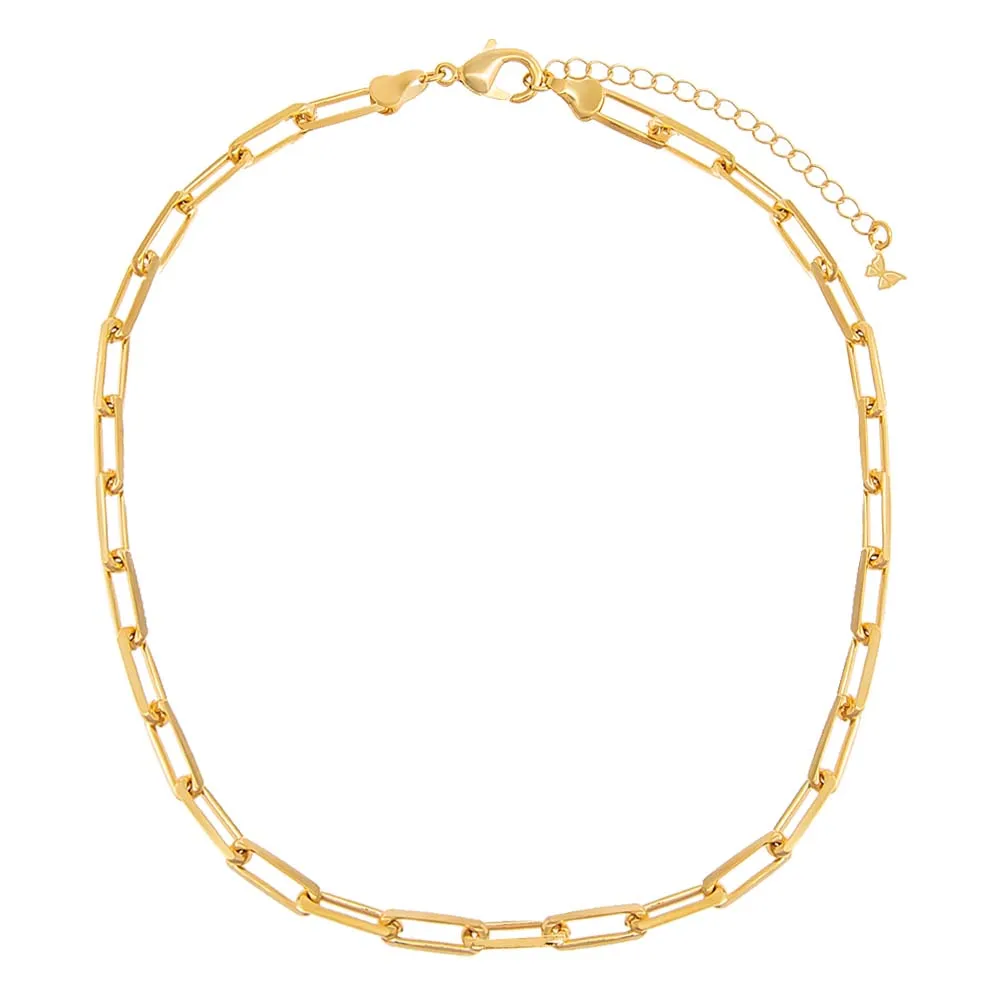 Paperclip Link Necklace sold by Adina Eden's product image thumbnail 3