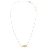 Diamond Pave Mama Nameplate Necklace 14K sold by Adina Eden's
