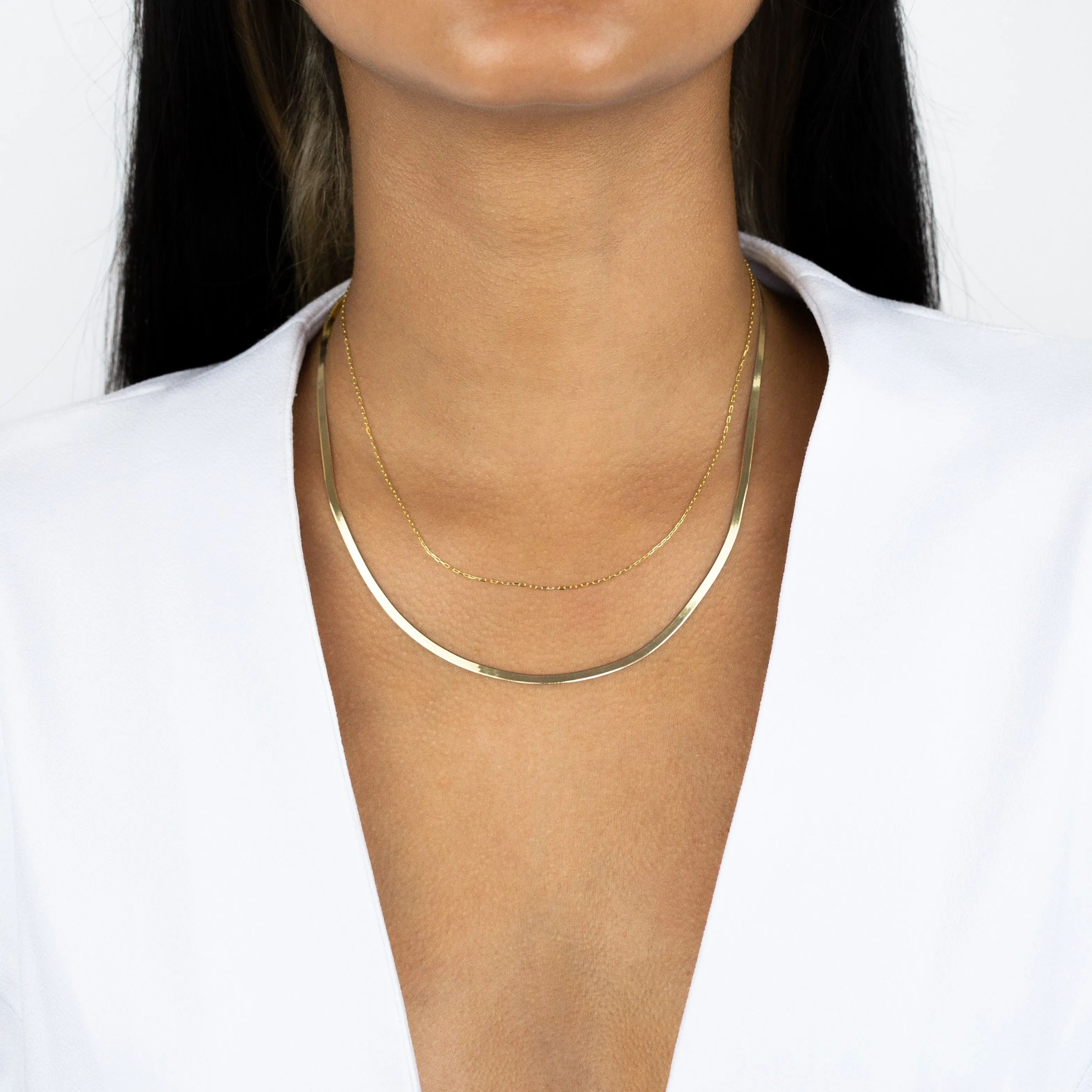 Vintage Chain Necklace Combo Set 14K sold by Adina Eden's product image thumbnail 2