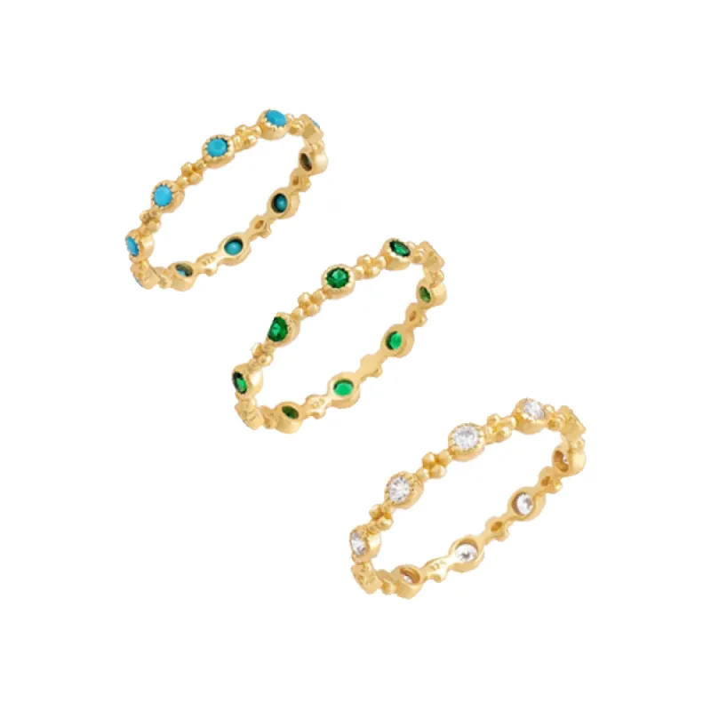 Perfect Spring Ring Combo Set sold by Adina Eden's