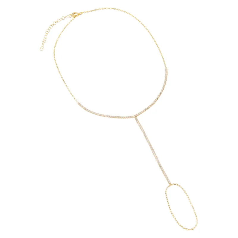 Tennis Hand Chain sold by Adina Eden's