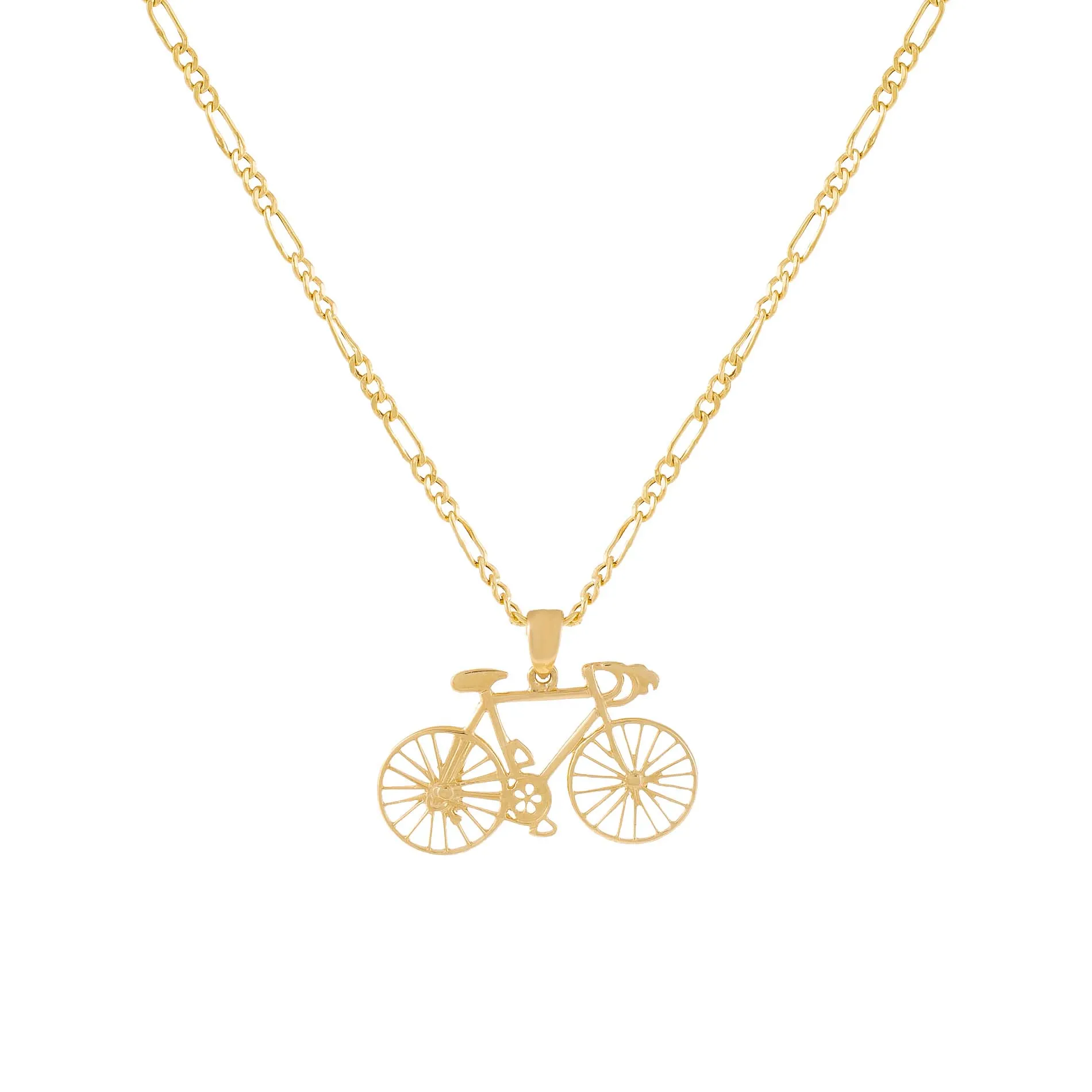 Bicycle Necklace 14K sold by Adina Eden's