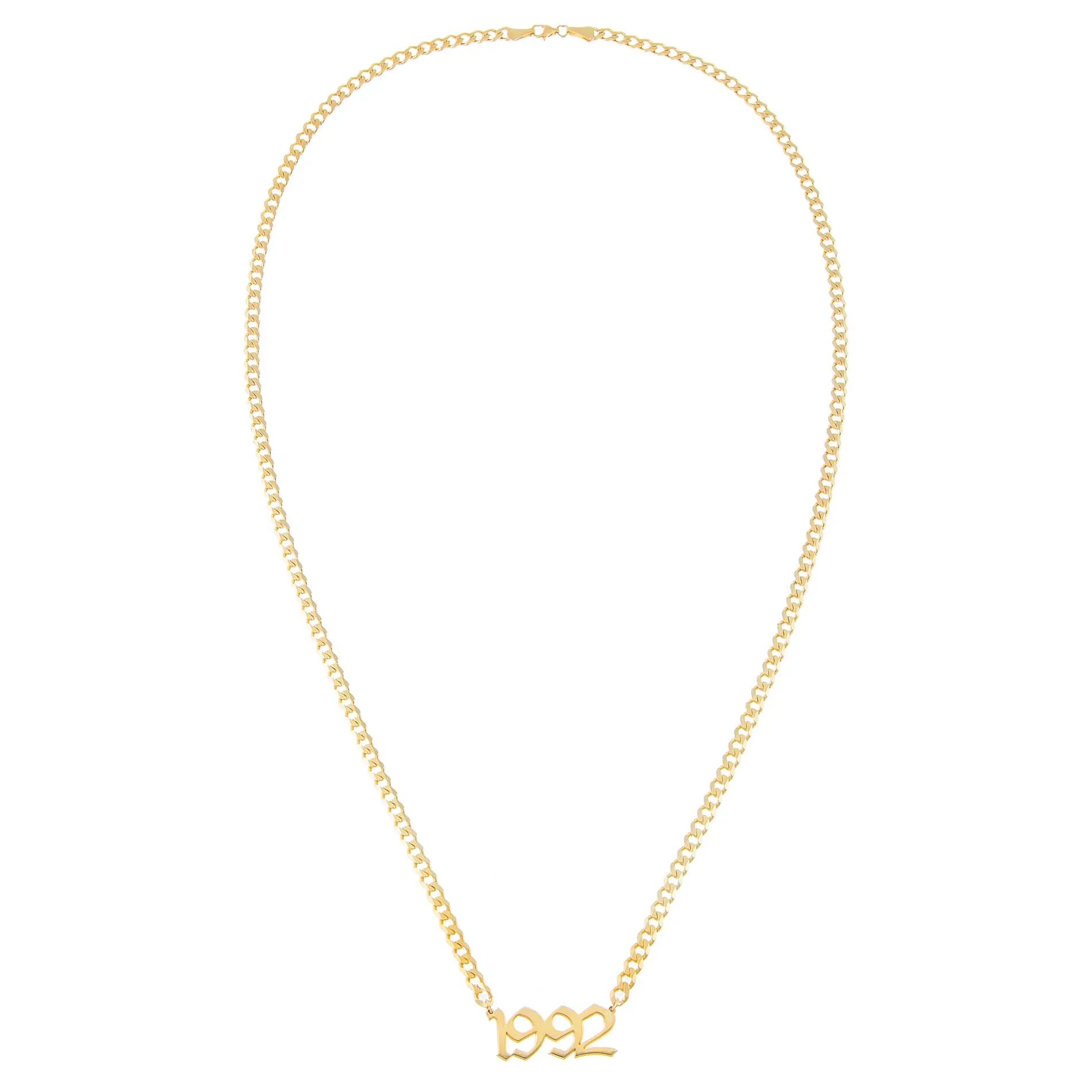 Men's Gothic Year Necklace sold by Adina Eden's product image thumbnail 2