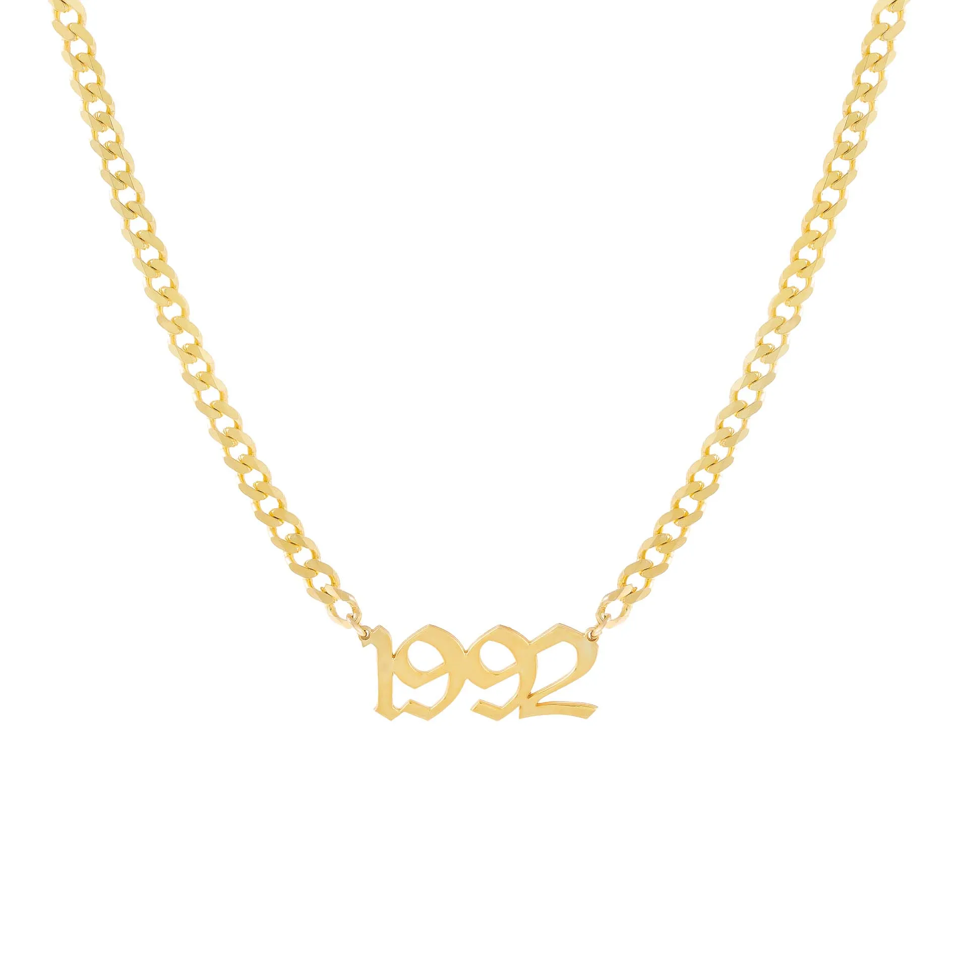 Men's Gothic Year Necklace sold by Adina Eden's