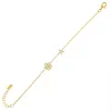 Pavé Rose Initial Bracelet sold by Adina Eden's