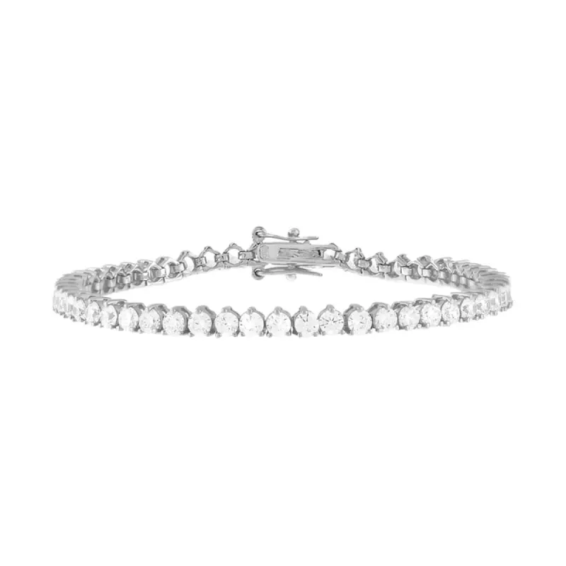 Large Three Prong Tennis Bracelet sold by Adina Eden's