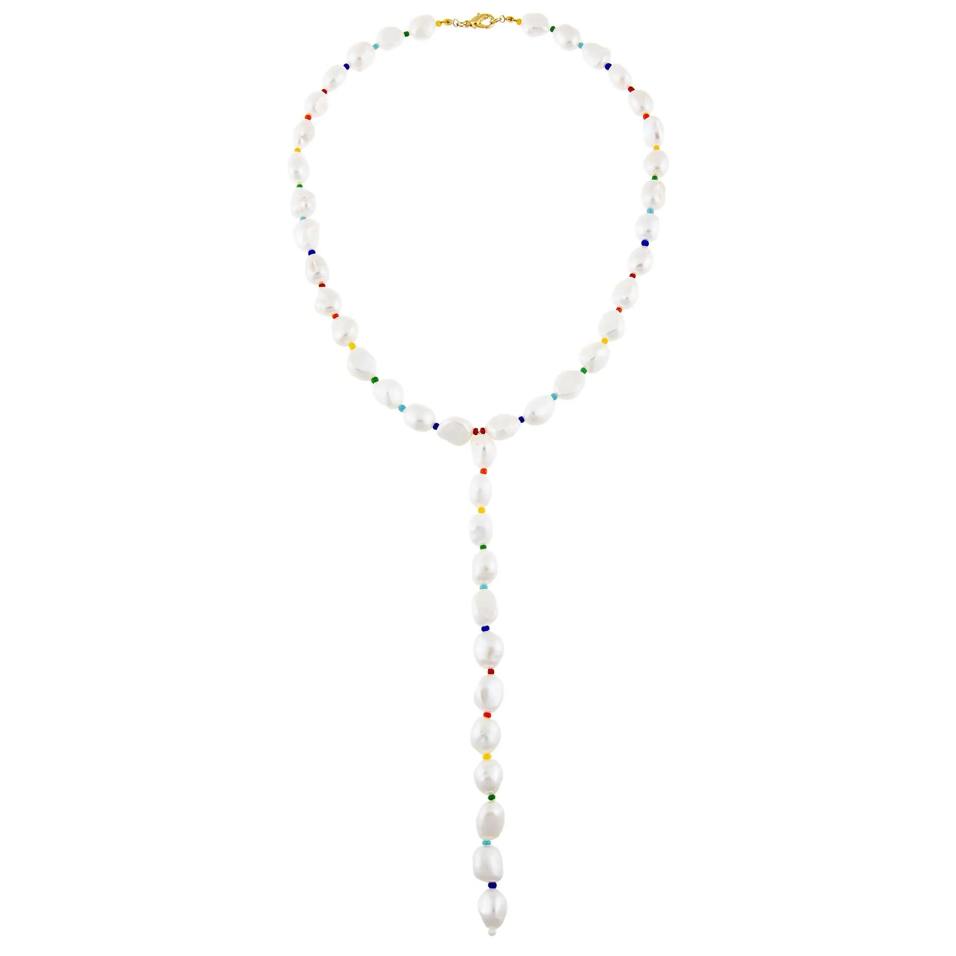 Multi Color Pearl Lariat sold by Adina Eden's product image thumbnail 2